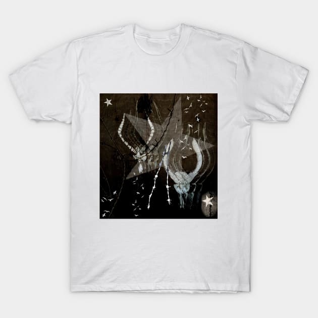 The Beautiful Tenderness of Things With Horns T-Shirt by Catness Grace Designs